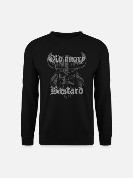 Old angry Bastard - Unisex Pullover - Schwarz