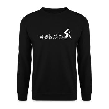 Évolution du BMX - Sweat-shirt Unisexe - noir - Devant - Alina (178cm) & Michal (187cm)