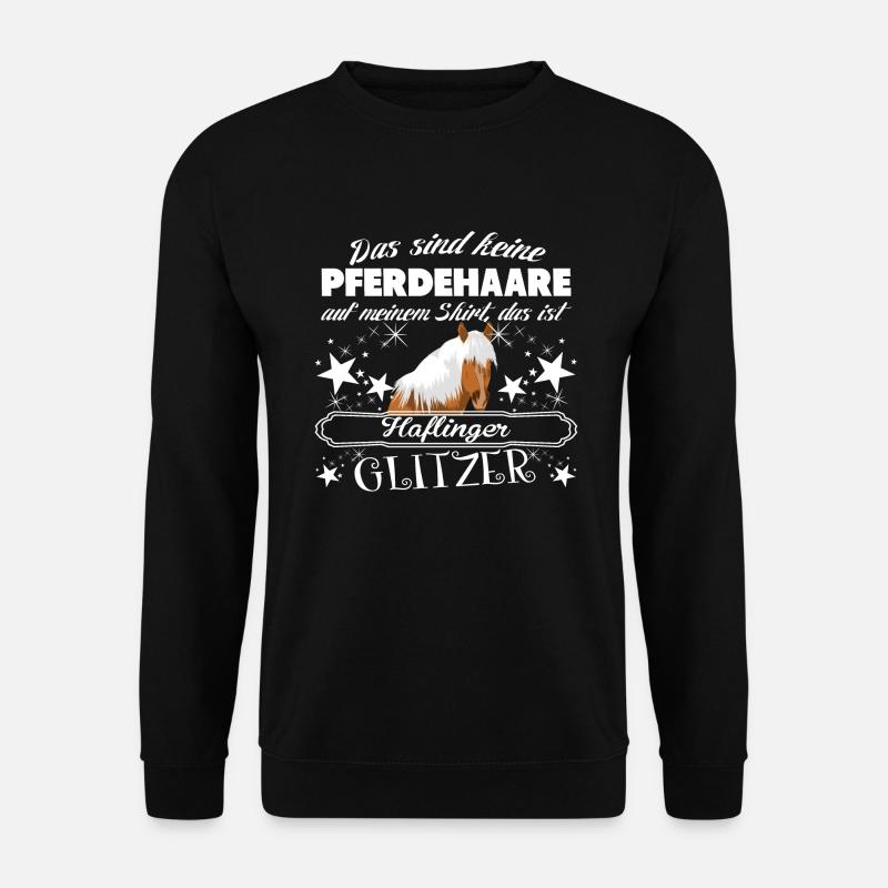 Haflinger - Unisex Pullover - Schwarz