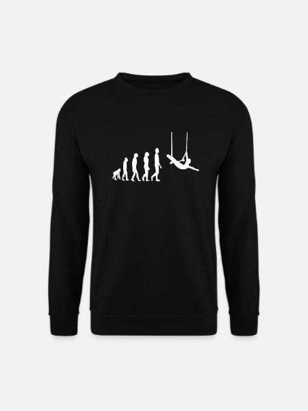 Trapeze Evolution Aerial Acrobatics Circus Variety - Unisex Sweatshirt - black