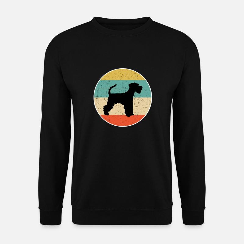 Zwergschnauzer-Hundegeschenkentwurf - Unisex Pullover - Schwarz