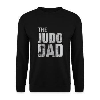 Judo Vater Papa Spruch Kampfsport Japan Geschenk - Unisex Pullover - Schwarz - Vorne - Alina (178cm) & Michal (187cm)