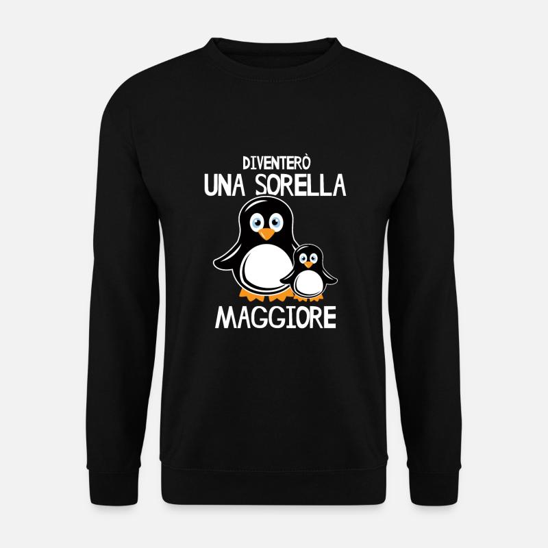 Diventerò una sorella maggiore - Unisex Pullover - Schwarz