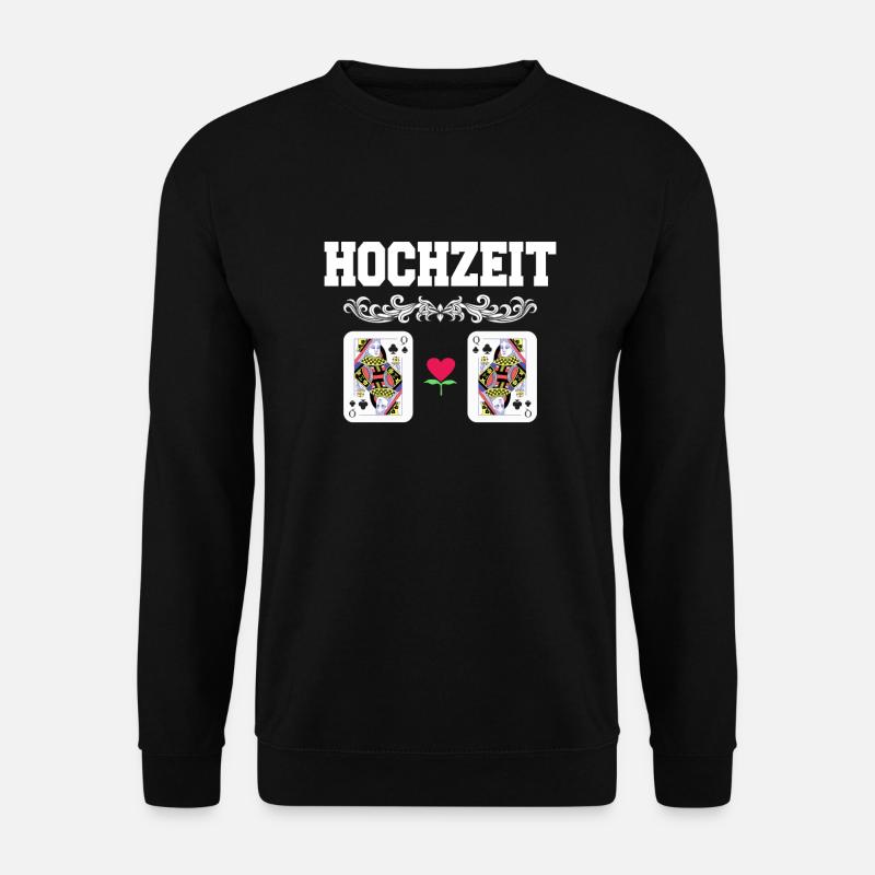 Doppelkopf Schafkopf Kartenspiel Stammtisch - Unisex Pullover - Schwarz