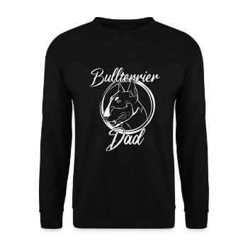Cadeau de chien De Chien De Chien Staffordshire - Sweat-shirt Unisexe - noir - Devant - Alina (178cm) & Michal (187cm)