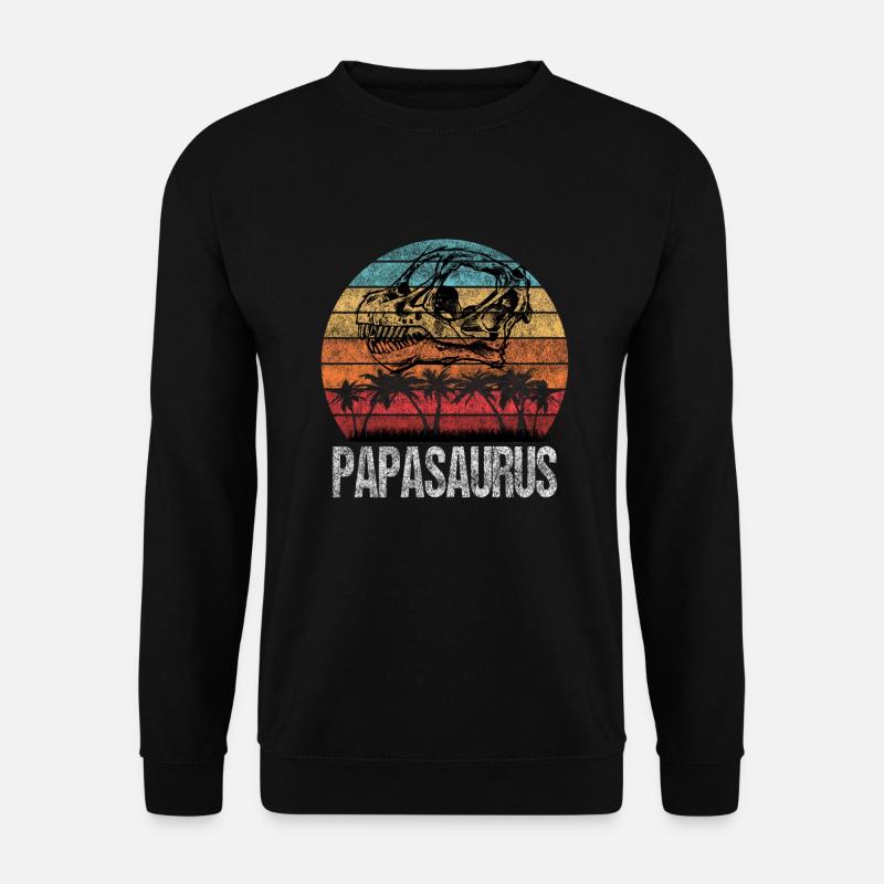 Papasaurus - Unisex Sweatshirt - black