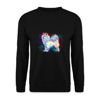 Samojede Samojeden Hundebesitzer Hund Hunde - Unisex Pullover - Schwarz - Vorne - Alina (178cm) & Michal (187cm)