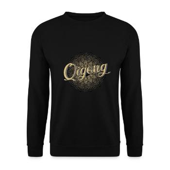 Qigong Kampfkunst China Yoga - Unisex Pullover - Schwarz - Vorne - Alina (178cm) & Michal (187cm)