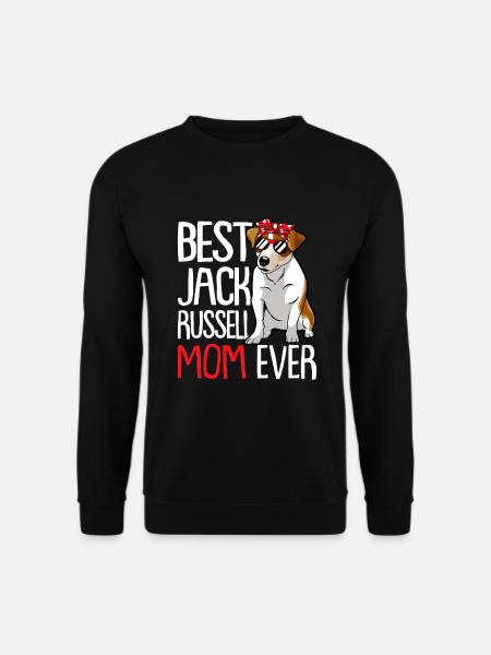 Best Jack Russell Mom ever Hundezüchter - Unisex Pullover - Schwarz