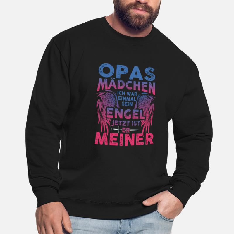 Opas Mädchen Ich War Einmal Sein Engel Unisex Pullover