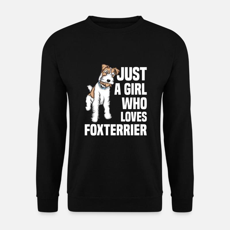 Foxterrier Drahthaar | Foxterrier - Sweat-shirt Unisexe - noir