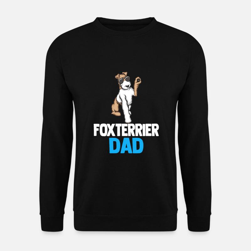 Foxterrier Drahthaar | Foxterrier - Unisex Pullover - Schwarz