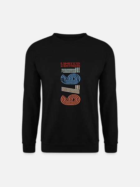 Anniversaire 1979 79 Vintage Rétro Millésime cadeau - Sweat-shirt Unisexe - noir