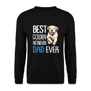 Golden Retriever | Golden Retriever - Sweat-shirt Unisexe - noir - Devant - Alina (178cm) & Michal (187cm)