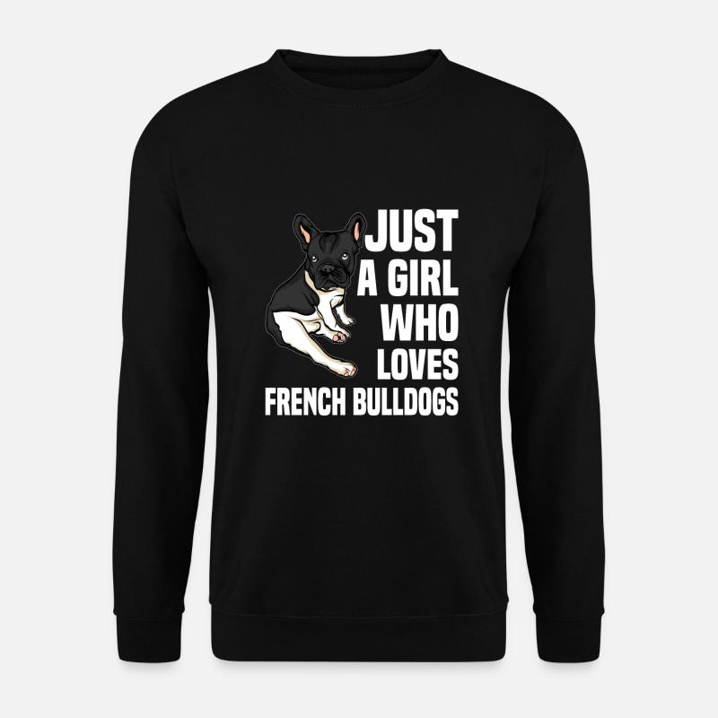 French Bulldog - Unisex Sweatshirt - black