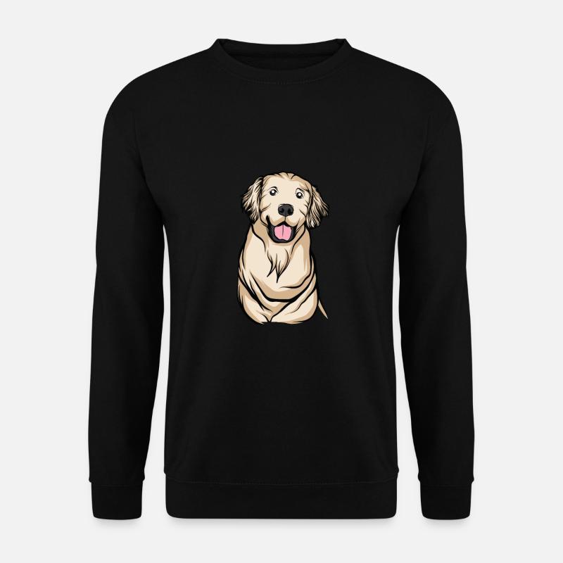 Golden-Retriever | Golden Retriever - Unisex Pullover - Schwarz