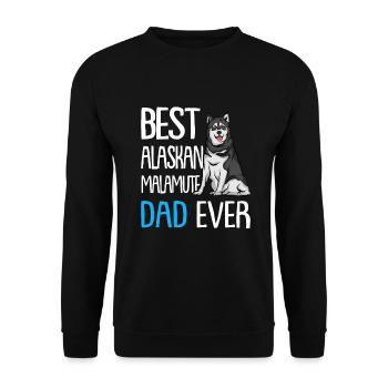 Alaskan Malamute - Sweat-shirt Unisexe - noir - Devant - Alina (178cm) & Michal (187cm)