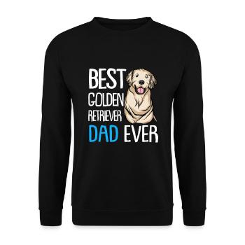 Golden Retriever | Golden Retriever - Sweat-shirt Unisexe - noir - Devant - Alina (178cm) & Michal (187cm)