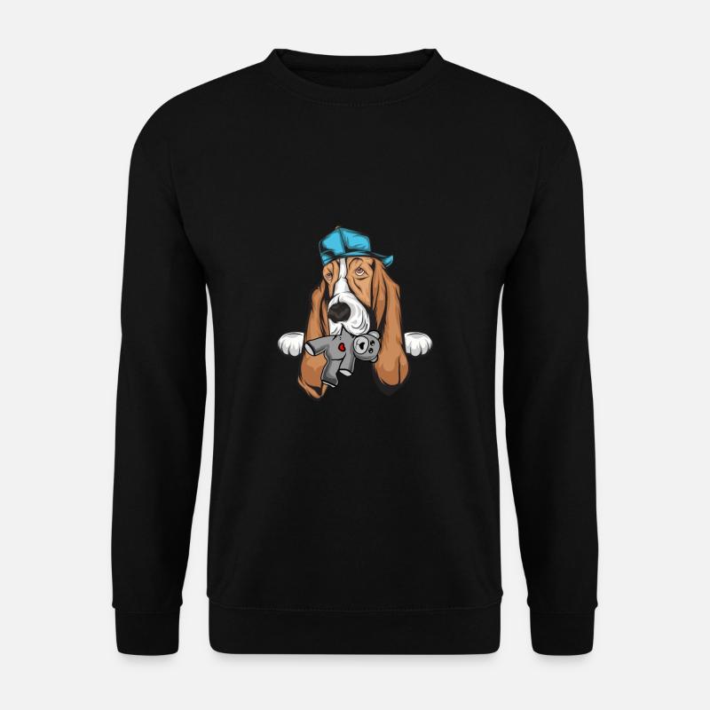 Basset Hound - Unisex Sweatshirt - black