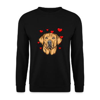 Broholmer - Sweat-shirt Unisexe - noir - Devant - Alina (178cm) & Michal (187cm)
