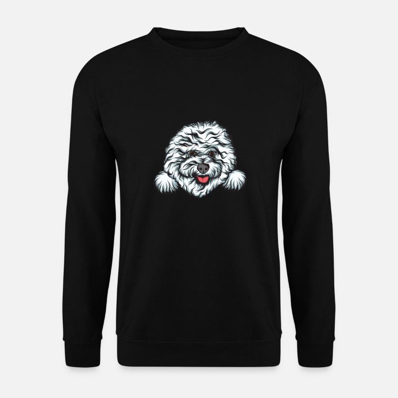 Bichon Frise - Unisex Pullover - Schwarz