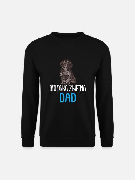 Hundar Mamma hundar Papa Hund Mamma | Bolonka Tsvetna - Unisextröja - svart