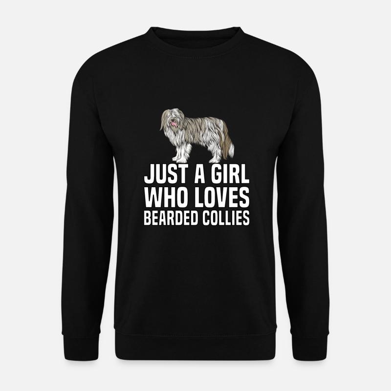 Bearded Collie - Unisex Pullover - Schwarz