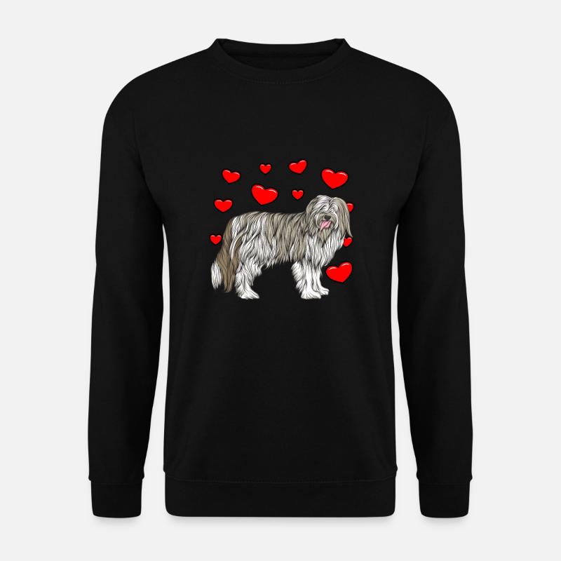 Bearded Collie - Unisex Pullover - Schwarz