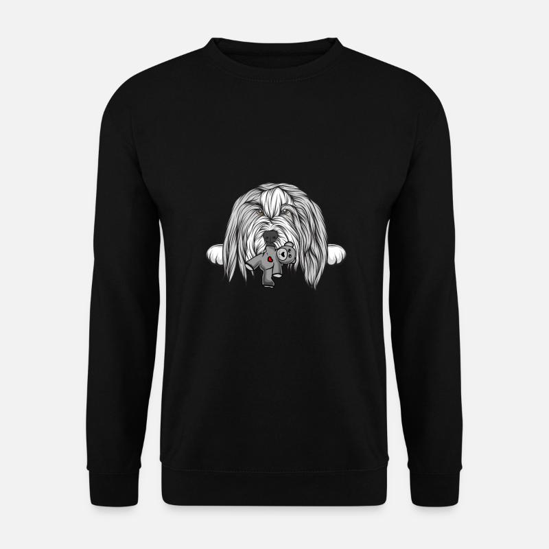 Bearded Collie - Unisex Pullover - Schwarz