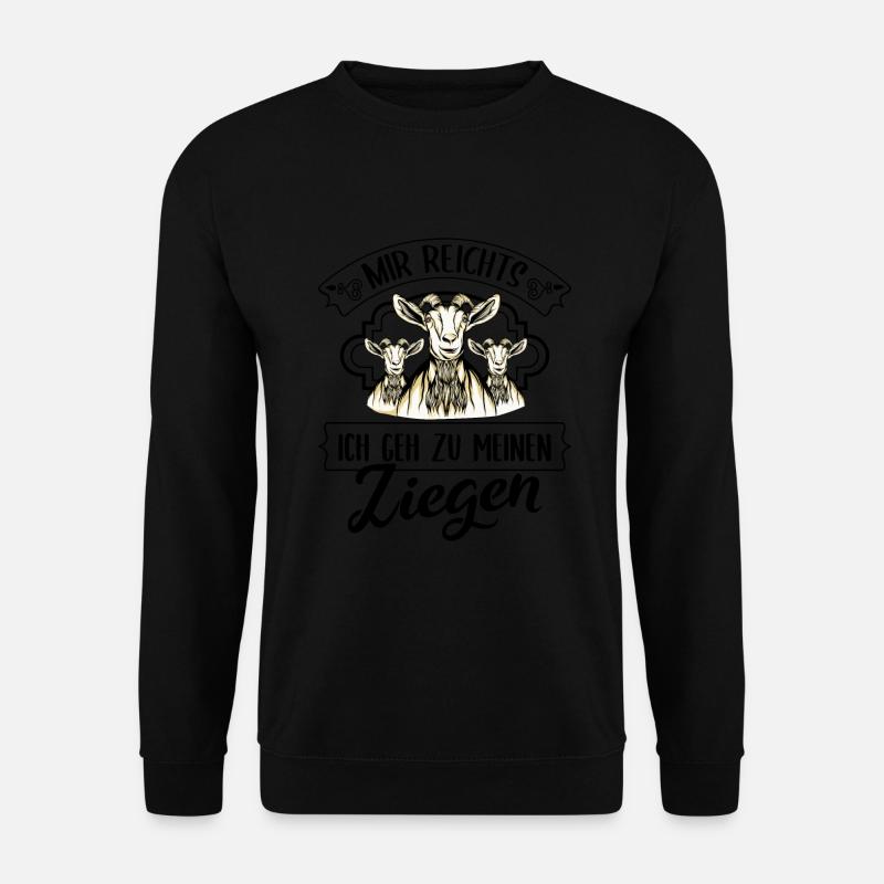 Ziege - Unisex Pullover - Schwarz