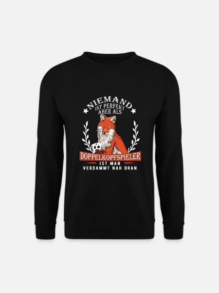 Schafkopf Skat Kartenspiel | Doppelkopf - Unisex Pullover - Schwarz