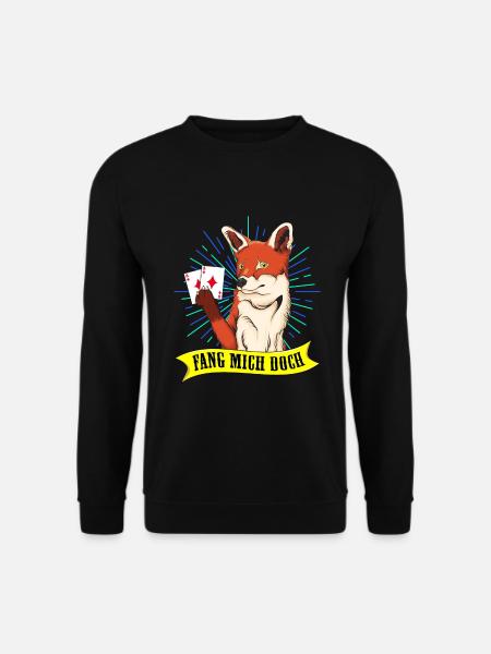 Schafkopf Skat Kartenspiel | Doppelkopf - Unisex Pullover - Schwarz