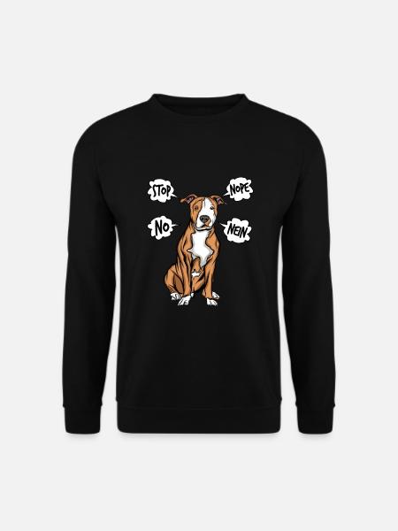 American Staffordshire Terrier - Unisex Pullover - Schwarz