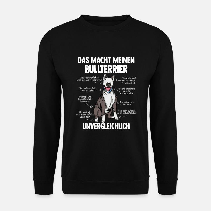 Bullterrier - Unisex Pullover - Schwarz