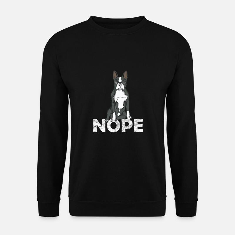 Boston Terrier - Unisex Pullover - Schwarz