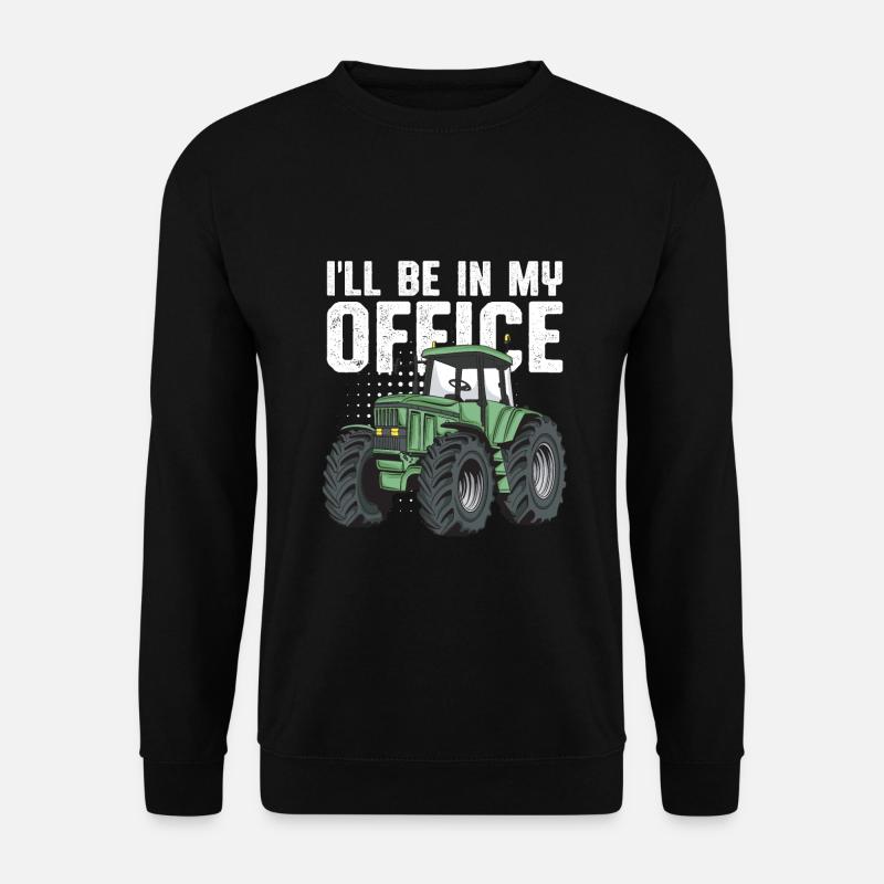 Tractor Farmer - Unisex Sweatshirt - black