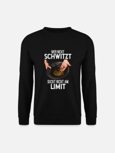 Goldsucher Goldwaschen Goldgraben Goldbarren - Unisex Pullover - Schwarz