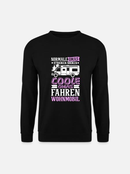 Camping Oma - Unisex Pullover - Schwarz