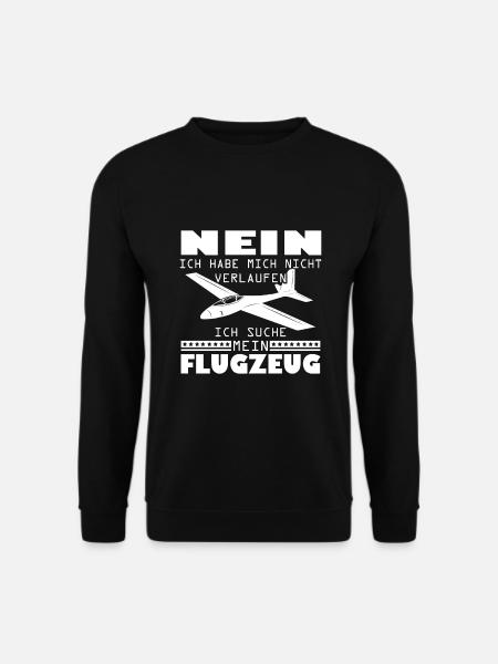 Modellflugzeug Modellfliegen Modellflieger - Unisex Pullover - Schwarz