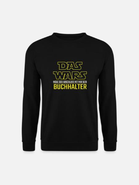 Das Wars Abschluss Buchhalter Geschenkidee - Unisex Pullover - Schwarz