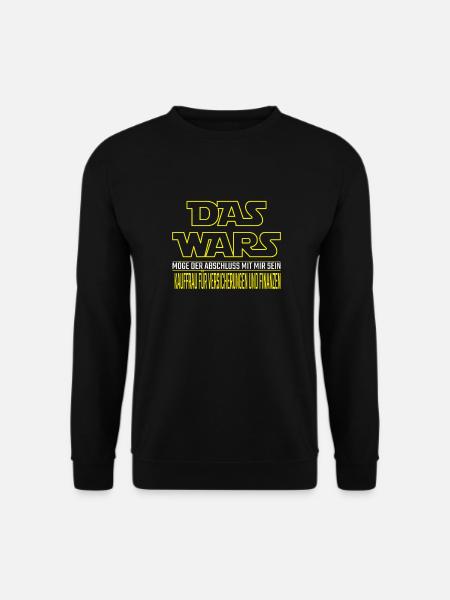 Das Wars Kauffrau für Versicherungen und Finanzen - Unisex Pullover - Schwarz