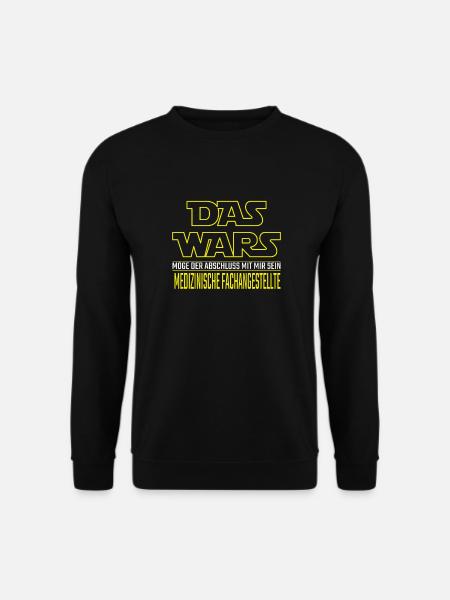 Das Wars Abschluss Medizinische Fachangestellte - Unisex Pullover - Schwarz