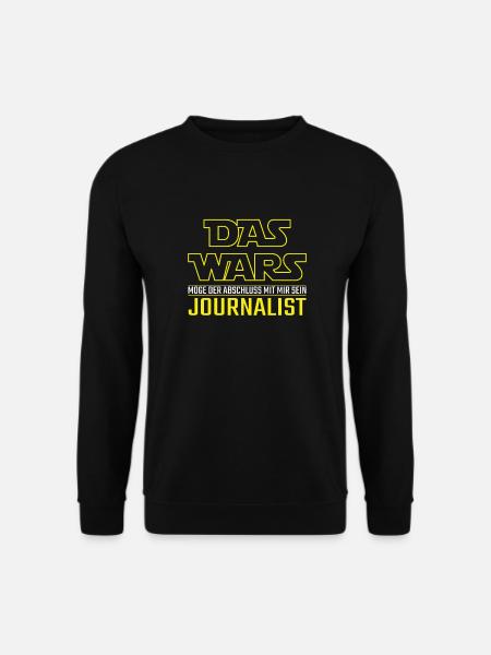 Das Wars Abschluss Journalist Beruf Geschenkidee - Unisex Pullover - Schwarz