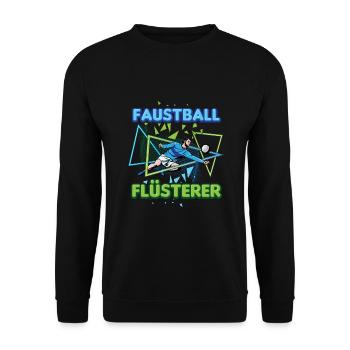 Fistball Whisperer Jeu de recul Fistballer - Sweat-shirt Unisexe - noir - Devant - Alina (178cm) & Michal (187cm)