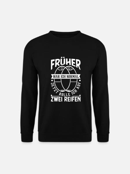 Früher war ich normal Rhönradturnerin | Rhönrad - Unisex Pullover - Schwarz