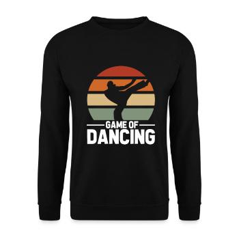 Jeu de Capoeira de Danse Arts Martiaux Arts Martiaux - Sweat-shirt Unisexe - noir - Devant - Alina (178cm) & Michal (187cm)