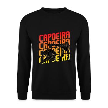 Capoeira Afro-Arts Martiaux Brésiliens Arts Martiaux - Sweat-shirt Unisexe - noir - Devant - Alina (178cm) & Michal (187cm)