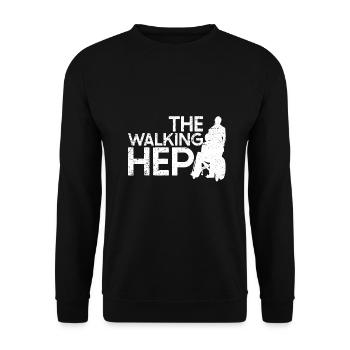 Curative Education Nurse Curative Education Care hep - Unisex Sweatshirt - black - Front - Alina (178cm) & Michal (187cm)