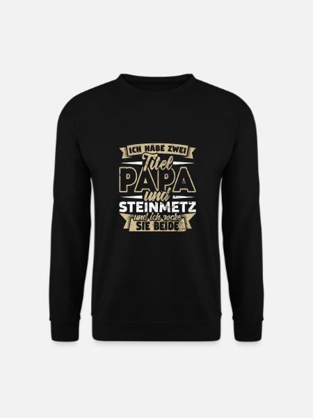 Steinmetz - Unisex Pullover - Schwarz