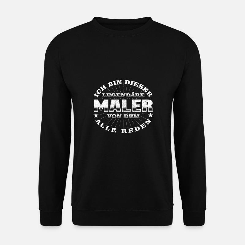 Maler Lackierer Legendärer Lackierer - Unisex Pullover - Schwarz